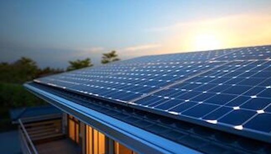 Residential rooftop solar panels