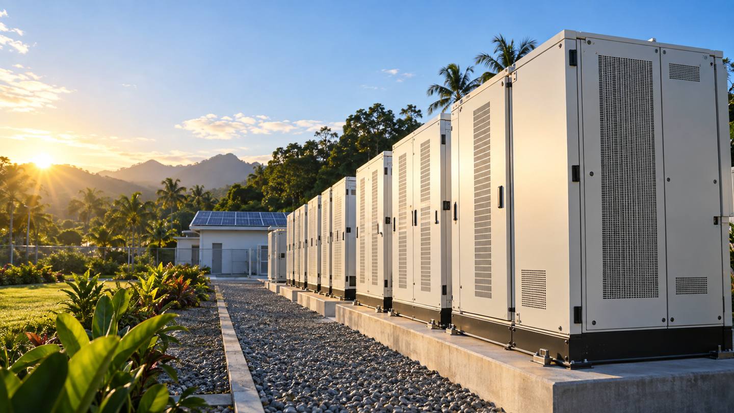 Illustrative storage energy scene; not a documented NEC deployment